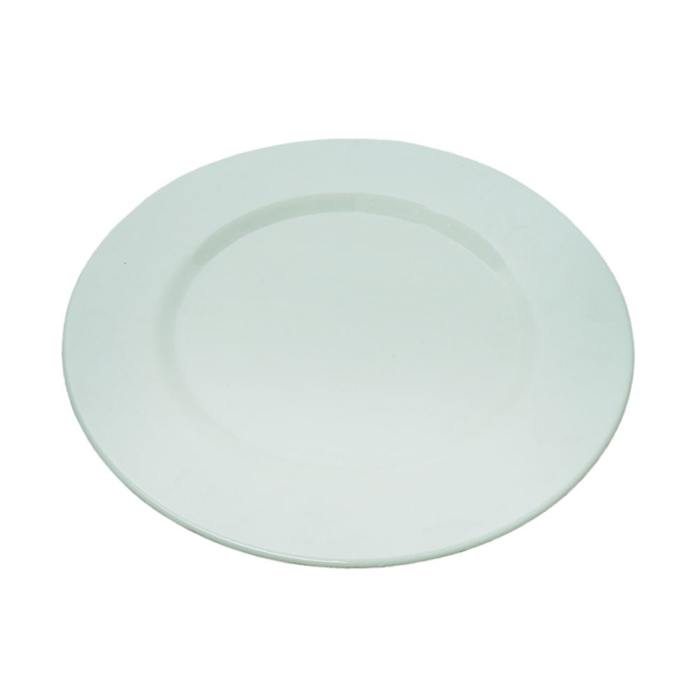 PLATE DINNER MARQUEE PLAIN WHITE Default Title - MamasJan Crockery