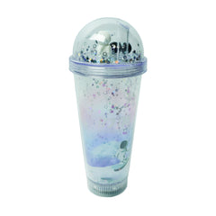 MUG WITH STRAW ACRYLIC 380ML IR JL38044 Default Title - MamasJan Crockery