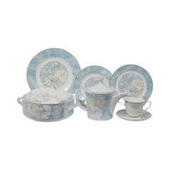 DINNER SET 71PC BONE CHINA SSW-05 Default Title - MamasJan Crockery