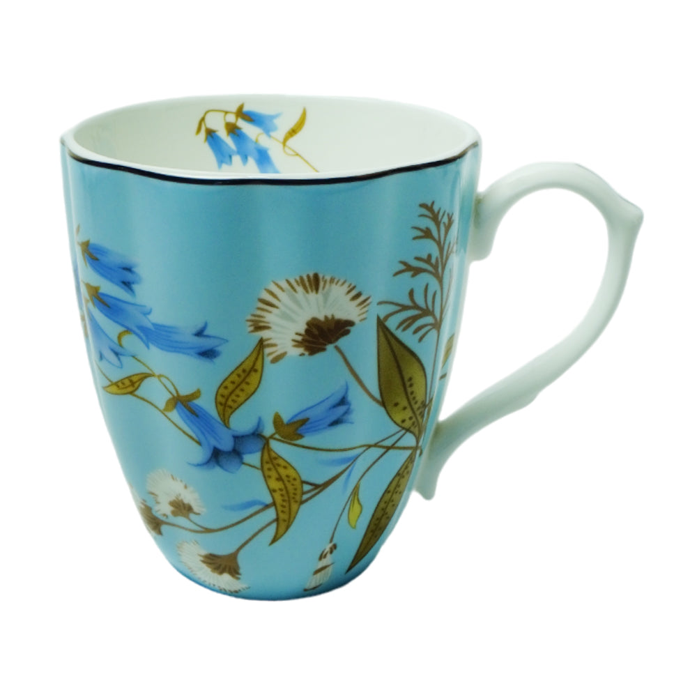 MUG BONE CHINA BLUE BIRD AF004 Default Title - MamasJan Crockery