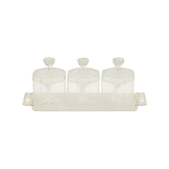 JAM POT SET 3PC ACRYLIC IR F2919 Default Title - MamasJan Crockery
