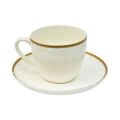CUP & SAUCER BONE CHINA YG4 IMK (Pack of 6) Default Title - MamasJan Crockery