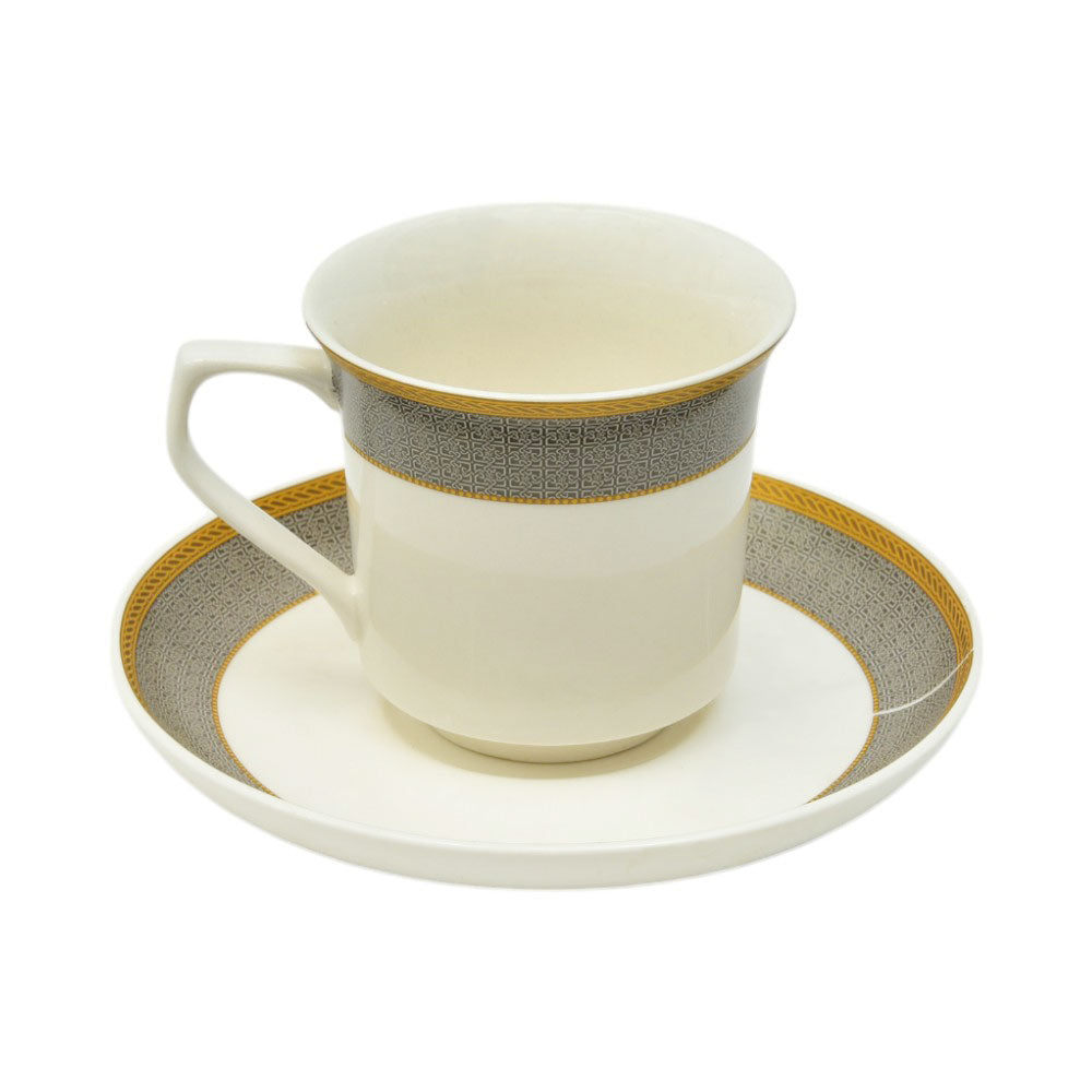 CUP & SAUCER BONE CHINA HO3 IMK (Pack of 6) Default Title - MamasJan Crockery