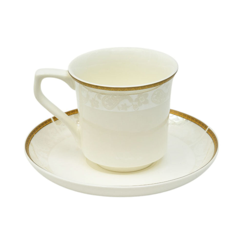 CUP & SAUCER BONE CHINA HO4 IMK (Pack of 6) Default Title - MamasJan Crockery