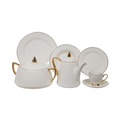 DINNER SET 61PC BONE CHINA HN-GGK KC Default Title - MamasJan Crockery
