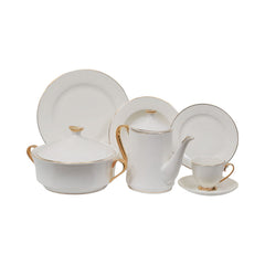 DINNER SET 61PC BONE CHINA TY-GGK KC Default Title - MamasJan Crockery