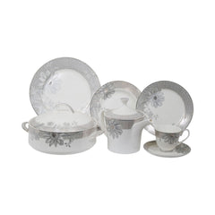 DINNER SET 71PC BONE CHINA SSW-01P Default Title - MamasJan Crockery
