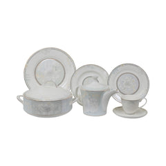 DINNER SET 71PC BONE CHINA SSW-10 Default Title - MamasJan Crockery