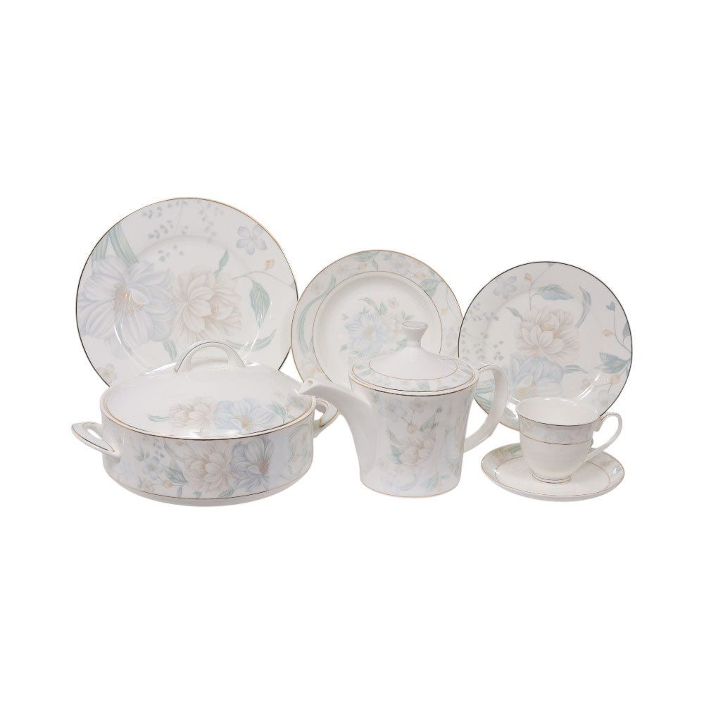 DINNER SET 71PC BONE CHINA SSW-09 Default Title - MamasJan Crockery