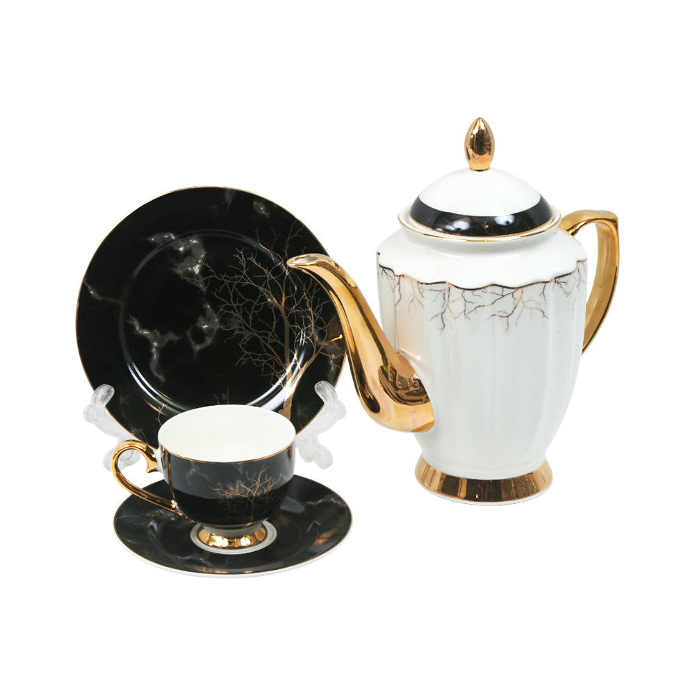 TEA SET 24PC MORE & MORE DS21A008F Default Title - MamasJan Crockery