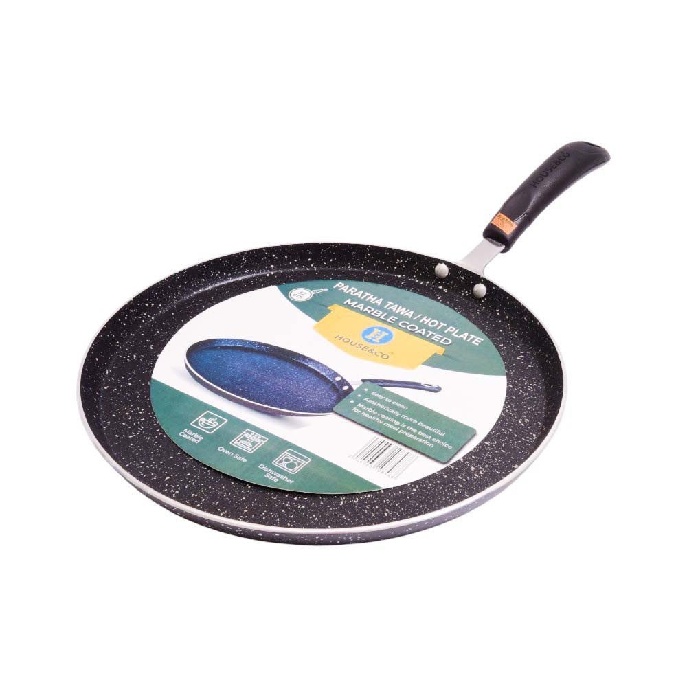 PARATHA TAWA HOUSE & CO MARBLEIZED COATING 32CM Default Title - MamasJan Crockery