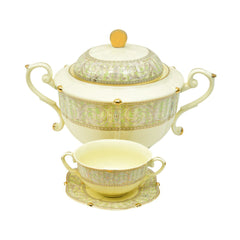 SOUP SET 23PC PORCELAIN KY7953 MS Default Title - MamasJan Crockery