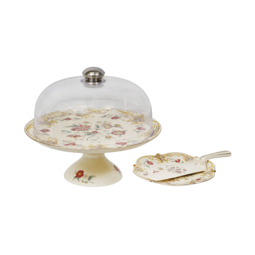 CAKE PLATE SET 9PC PORCELAIN KY81103 MS Default Title - MamasJan Crockery