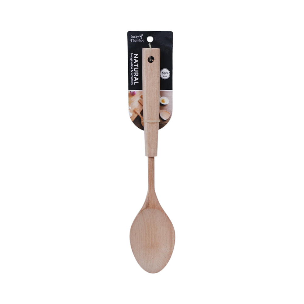 COOKING SPOON WOODEN IR 733-22 Default Title - MamasJan Crockery