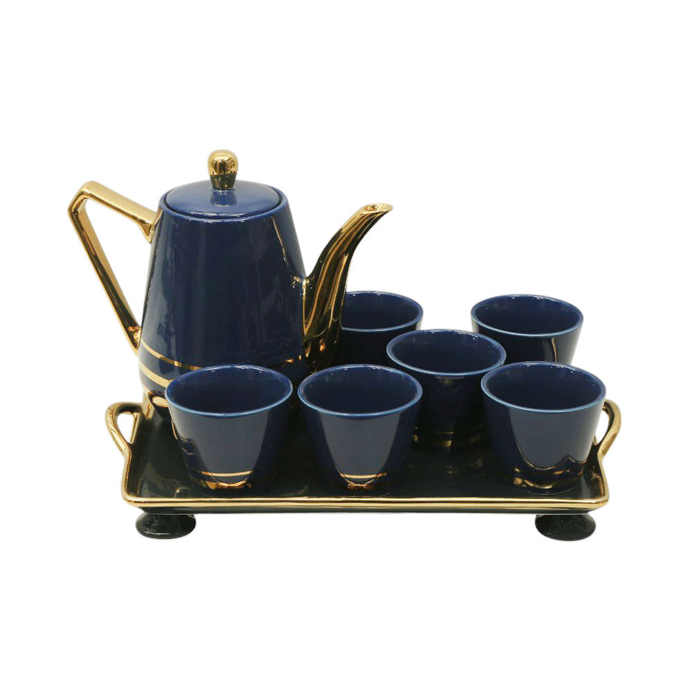 COFFEE SET 9PC CERAMIC SHINE COLLECTION SL19505D Default Title - MamasJan Crockery