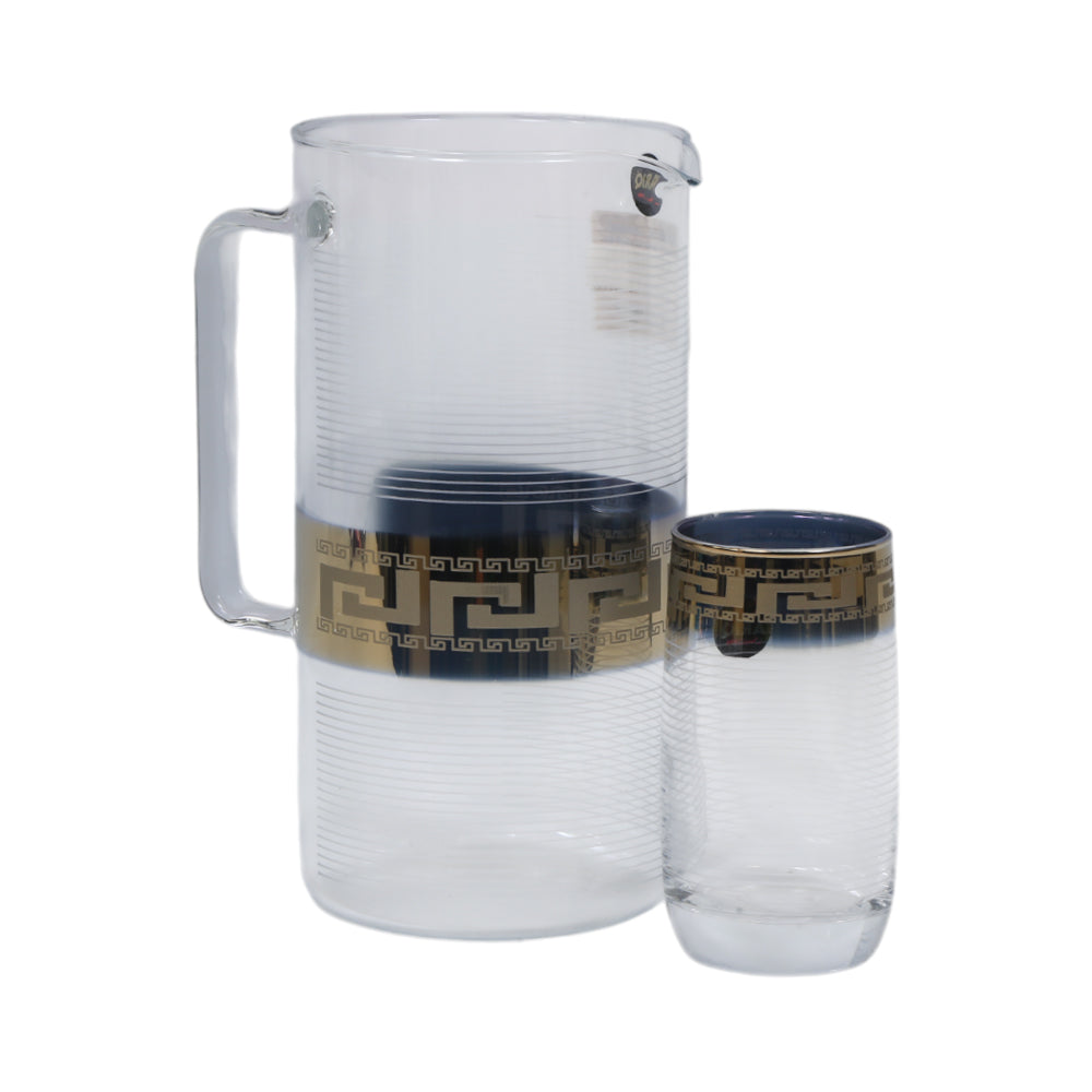 WATER SET 7PC LUMINARC VIGNE CUT GOLD GCV019-01 Default Title - MamasJan Crockery