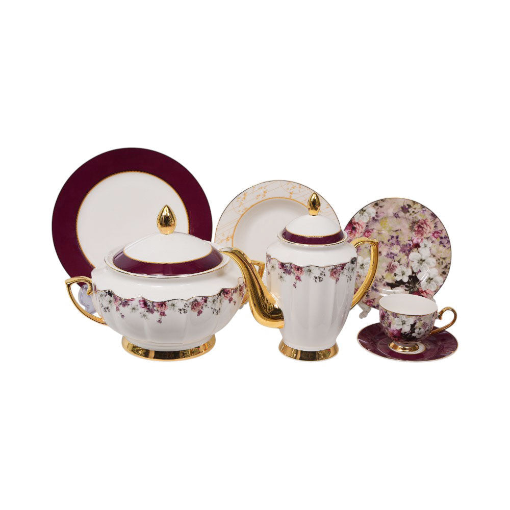 DINNER SET 65PC MORE & MORE DS21C402 Default Title - MamasJan Crockery