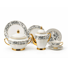 DINNER SET 65PC MORE & MORE DS22A012 Default Title - MamasJan Crockery