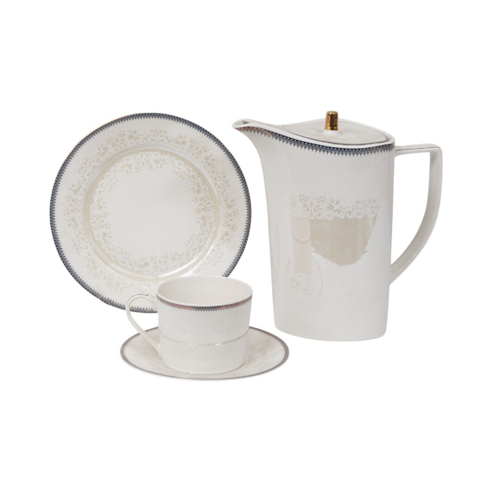 TEA SET 24PC BONE CHINA HP-07 KC Default Title - MamasJan Crockery