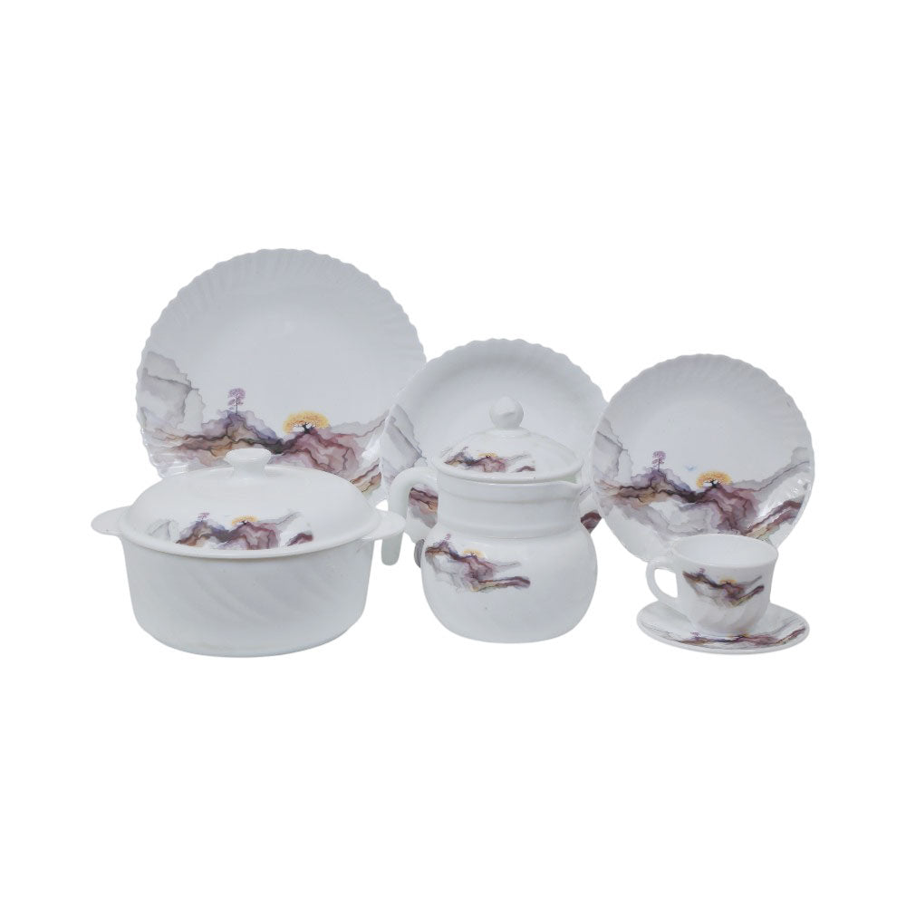 DINNER SET 72PC CORELLY ROUND HZ2577C KC Default Title - MamasJan Crockery