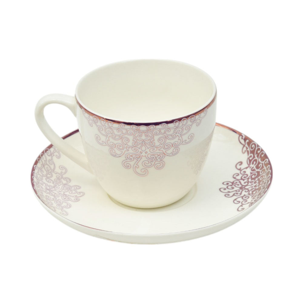 CUP SAUCER BONE CHINA SH146 02687 KF (Pack of 6) Default Title - MamasJan Crockery
