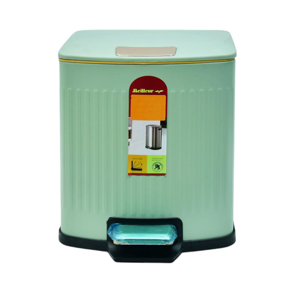 DUST BIN IR JF-A7-9L GREEN Default Title - MamasJan Crockery