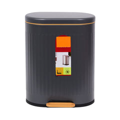 DUST BIN IR JF-F1-6L GREY Default Title - MamasJan Crockery