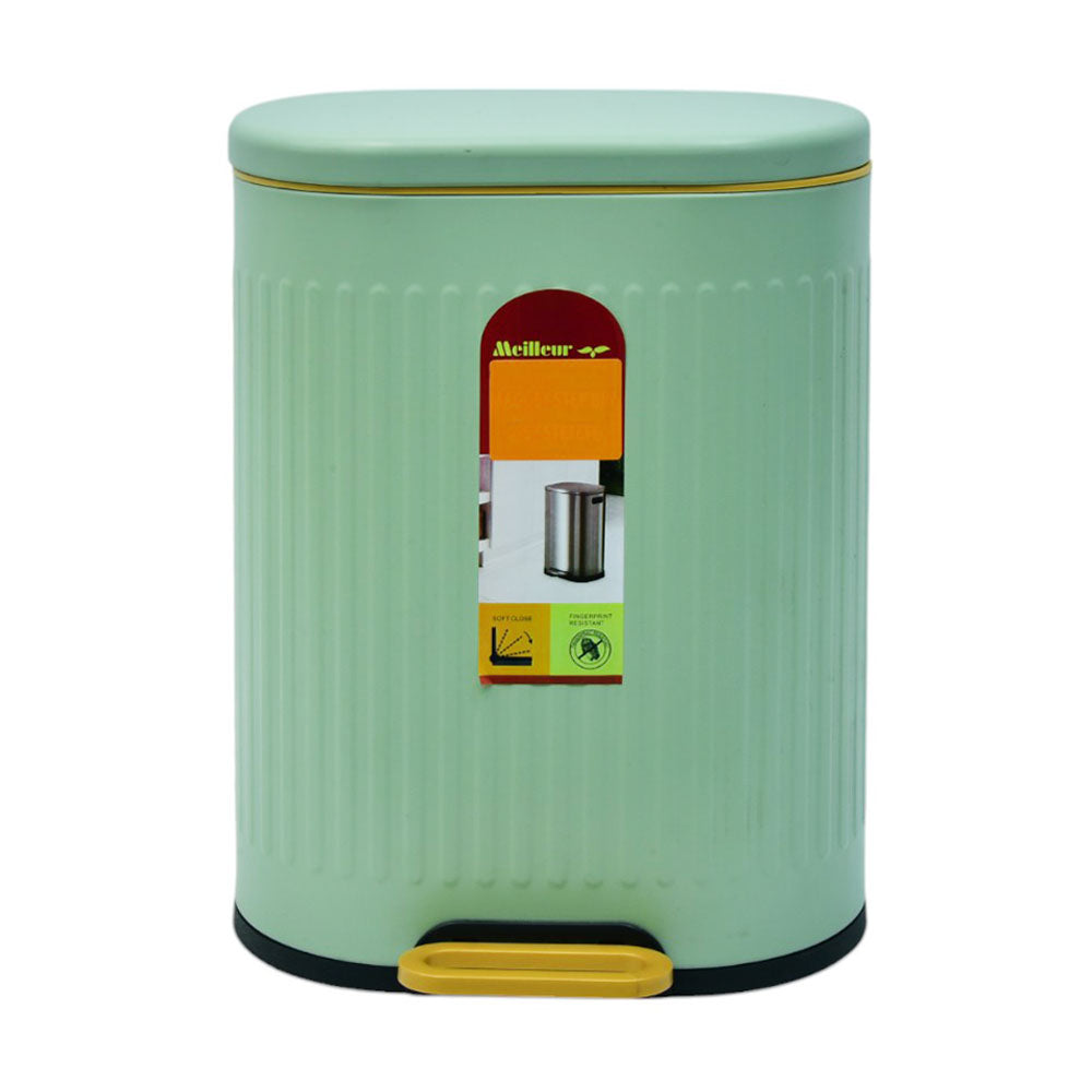 DUST BIN IR JF-F1-6L GREEN Default Title - MamasJan Crockery