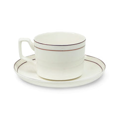 CUP & SAUCER BONE CHINA GGK-SH141 MT (Pack of 6) Default Title - MamasJan Crockery