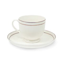 CUP & SAUCER BONE CHINA GGK-LEMON MT (Pack of 6) Default Title - MamasJan Crockery