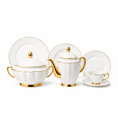 DINNER SET 65PC MORE & MORE DSGG GOLD AW Default Title - MamasJan Crockery