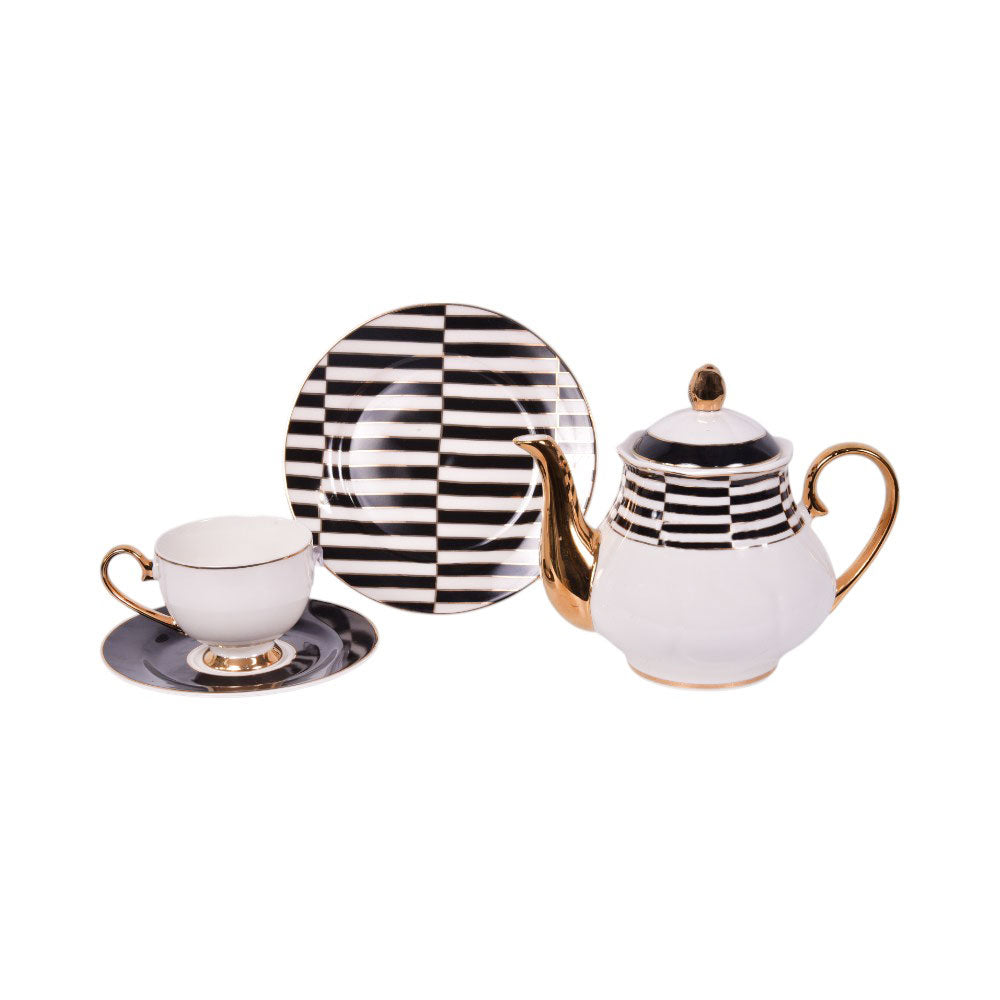 TEA SET 24PC MORE & MORE DS24A056 AW Default Title - MamasJan Crockery