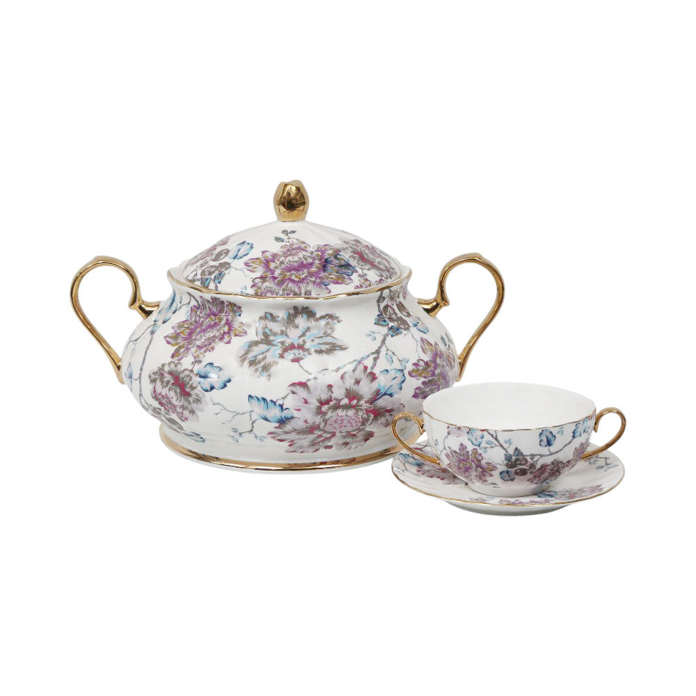 SOUP SET 23PC MORE & MORE K8912F Default Title - MamasJan Crockery