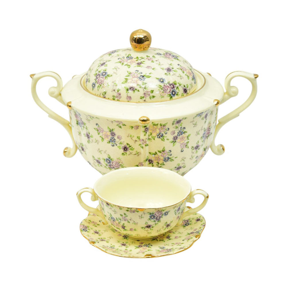 SOUP SET 23PC MORE & MORE KY6951 Default Title - MamasJan Crockery