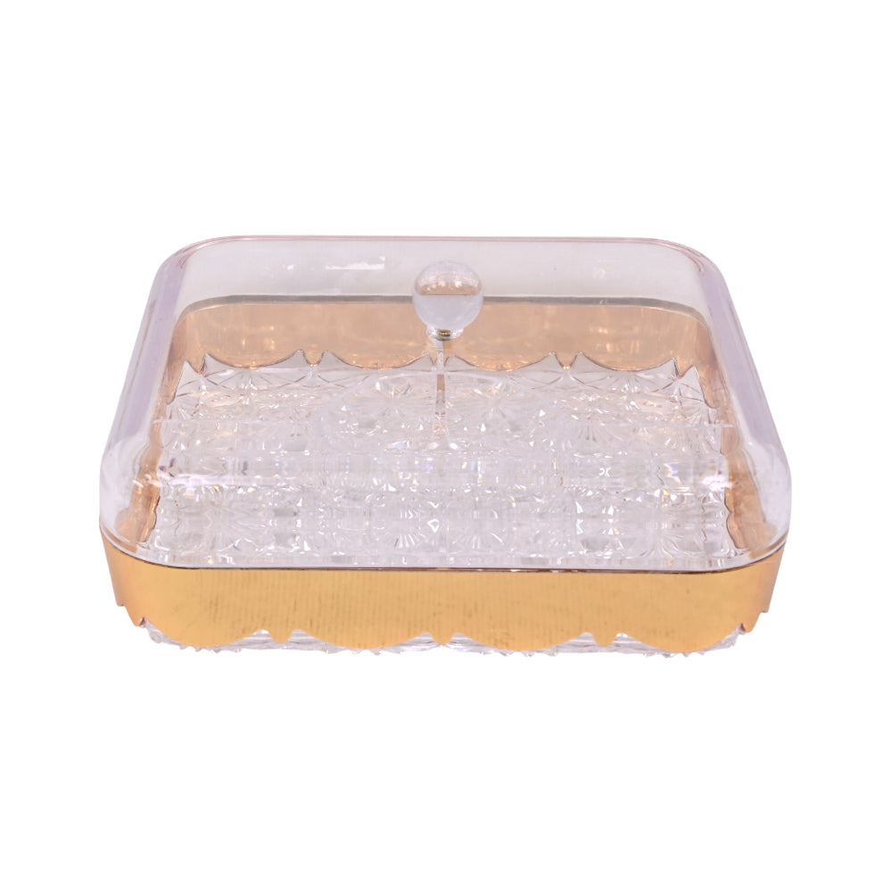 DISH DRY FRUIT ACRYLIC SQUARE 244 AW Default Title - MamasJan Crockery