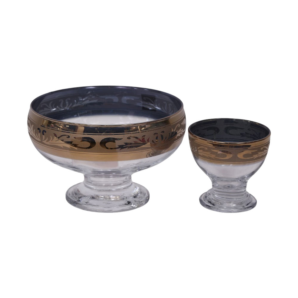 FRUIT SET 7PC PSB HOME & TABLE CUT GOLD L97076-HGC04 Default Title - MamasJan Crockery