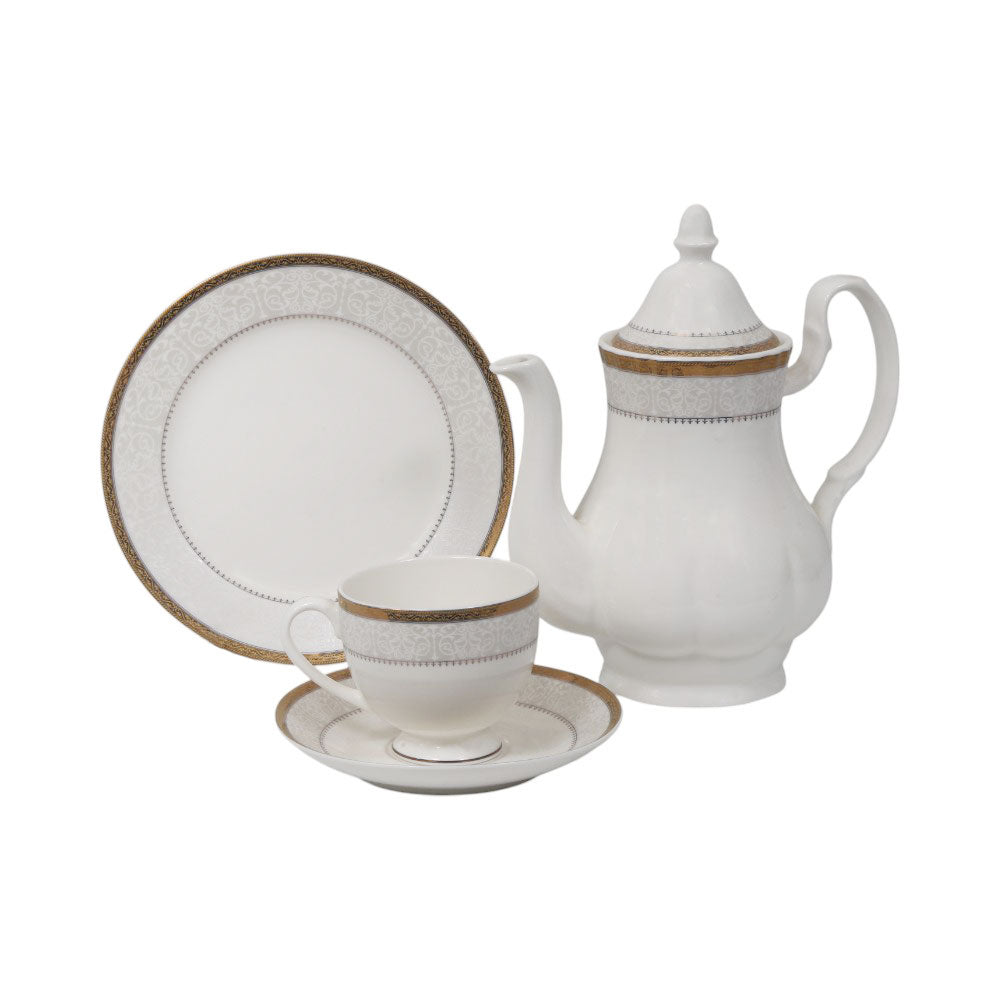 TEA SET 24PC BONE CHINA ONE MORE KING7 Default Title - MamasJan Crockery