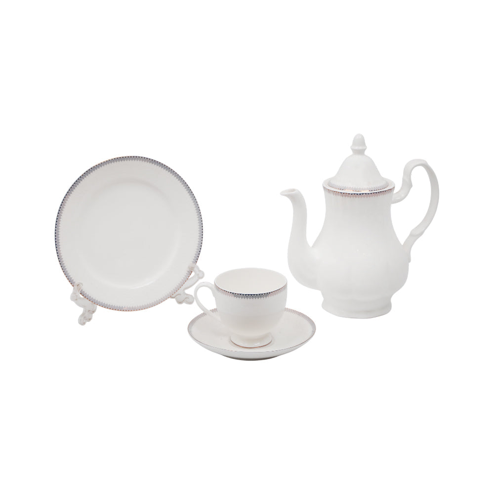 TEA SET 24PC BONE CHINA ONE MORE KING5 Default Title - MamasJan Crockery