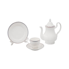 TEA SET 24PC BONE CHINA ONE MORE KING5 Default Title - MamasJan Crockery