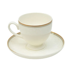 CUP & SAUCER BONE CHINA FD011 TMC (Pack of 6) Default Title - MamasJan Crockery