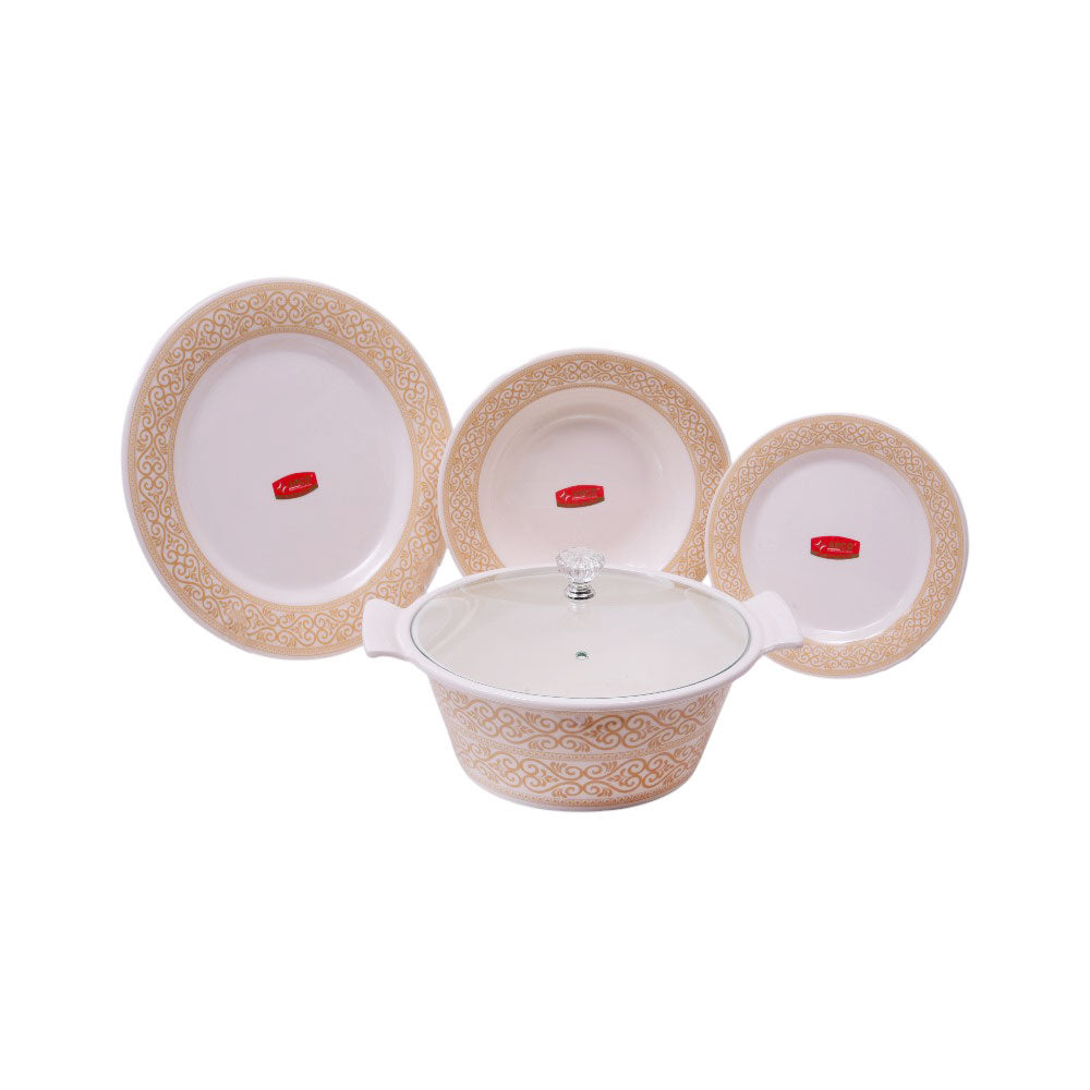 DINNER SET 72PC MELAMINE ONESTO NO10 Default Title - MamasJan Crockery