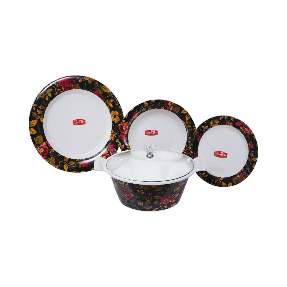 DINNER SET 72PC MELAMINE ONESTO NO14 Default Title - MamasJan Crockery