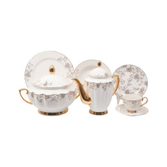 DINNER SET 65PC MORE & MORE DS24A068 AW Default Title - MamasJan Crockery