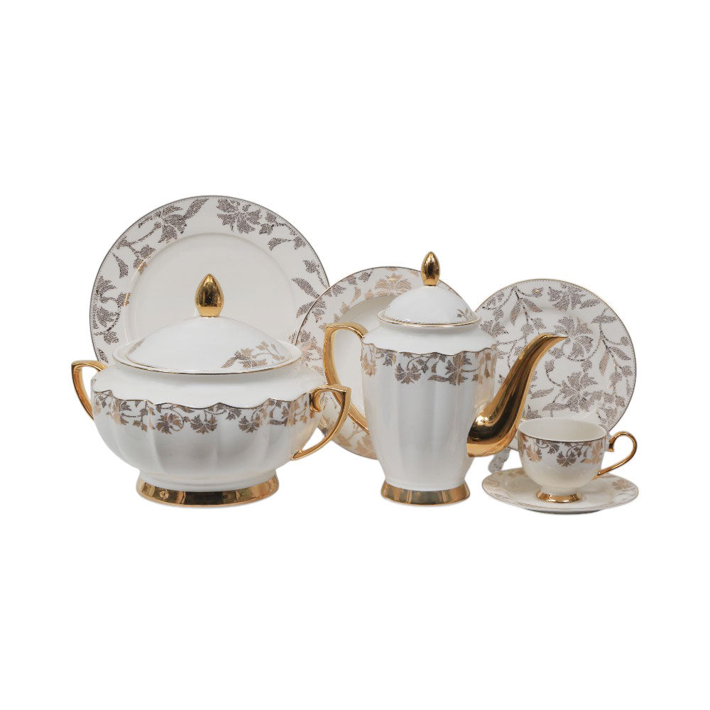 DINNER SET 65PC MORE & MORE DS24C052 AW Default Title - MamasJan Crockery