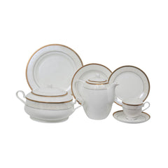 DINNER SET 61PC SUPERBONE JT002 RC Default Title - MamasJan Crockery