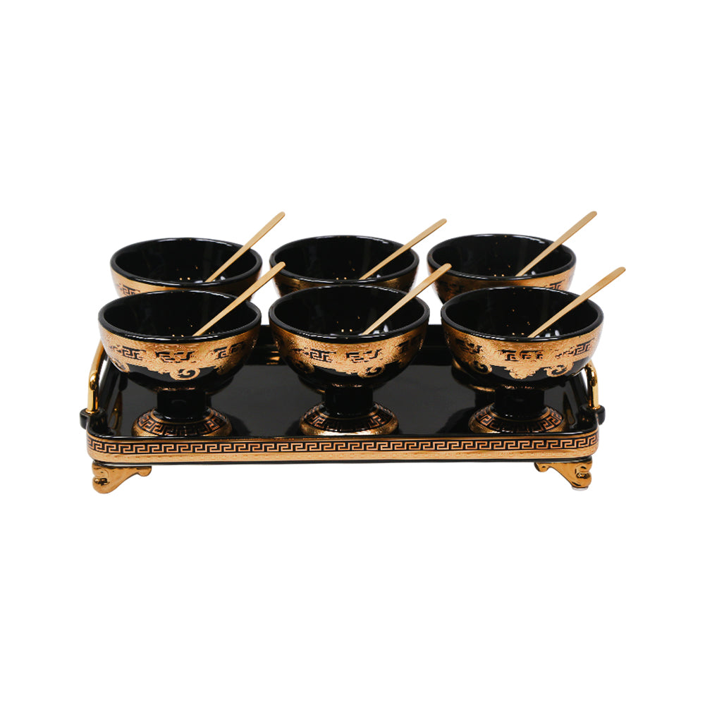 ICE CREAM CUP SET 13PC CS0023-B2 Default Title - MamasJan Crockery