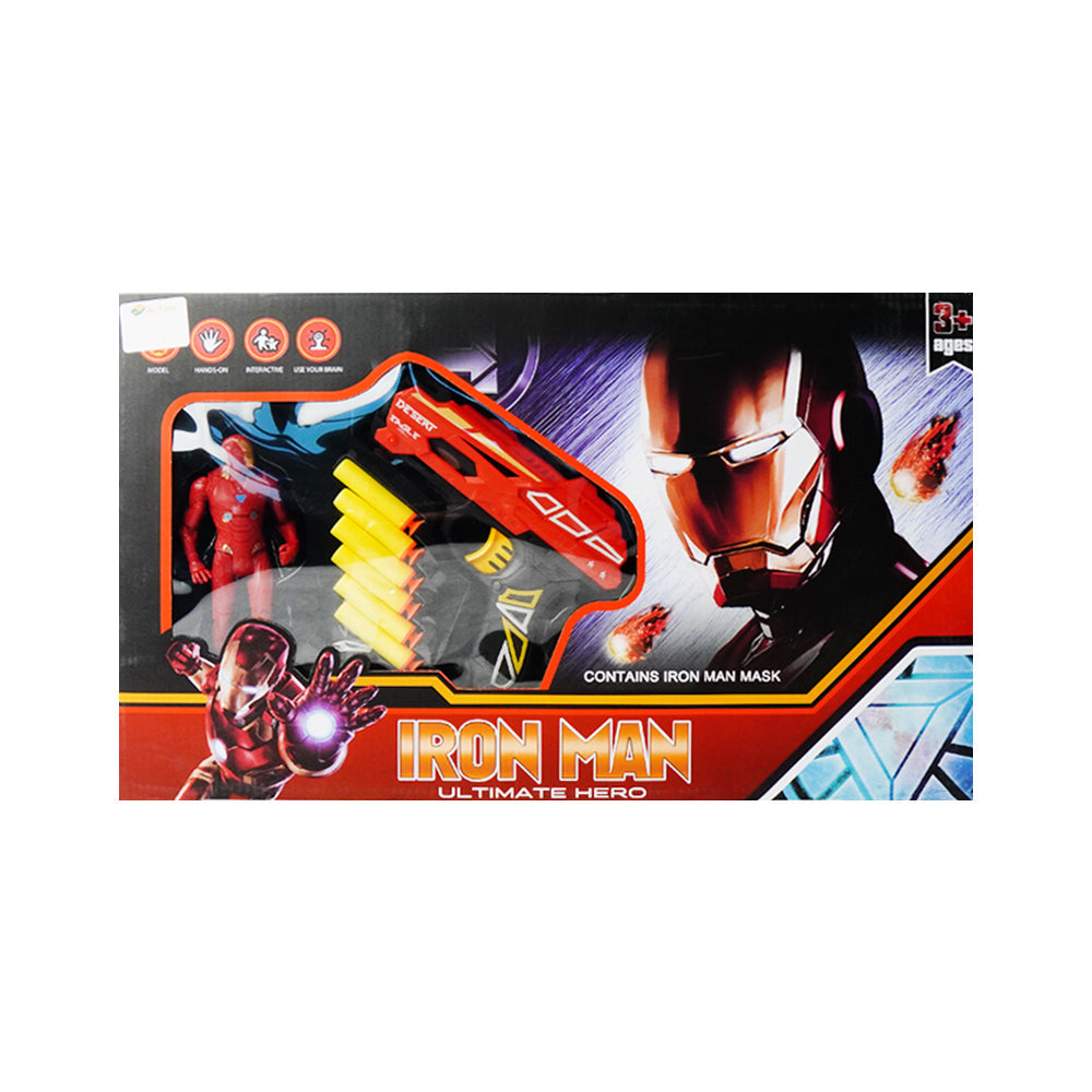 0812B-2 IRONMAN GUN W-MASK Default Title - MamasJan Toys