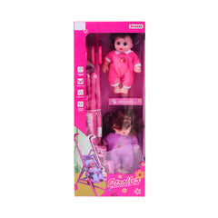 686-205 10 INCH DOLL W-STROLLER Default Title - MamasJan Toys