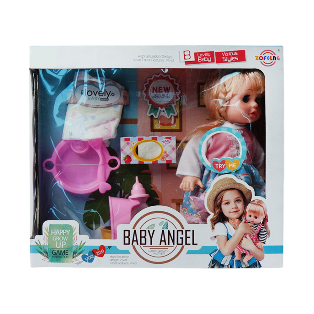 L002-23 14 INCH DOLL W-ACCESSORIES Default Title - MamasJan Toys