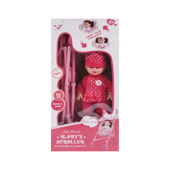 YL2201-5 14 INCH DOLL SET W-STROLLER Default Title - MamasJan Toys